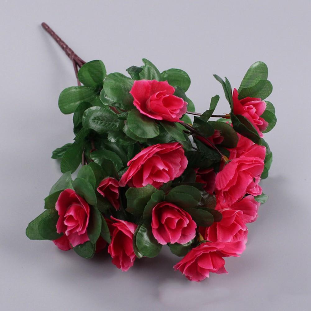 

Искусственный цветок высотой 30 см Искусственный цветок для дома Шелковый цветок розы красного