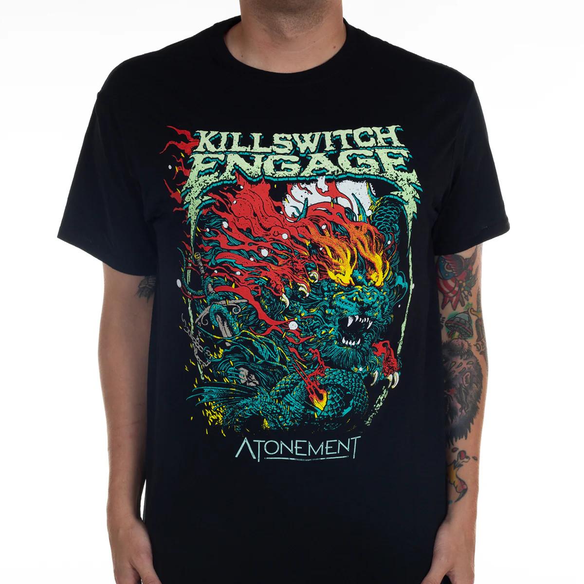 Killswitch Engage Atonement Black Short Sleeve Size S-4XL T-Shirt XL