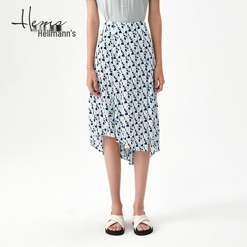 Heermans Women s Jacquard A-Line Skirt L
