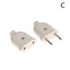 Hot Sale 2 Pin EU Plug Male Female Electronic Connector Socket Wiring Power Extension