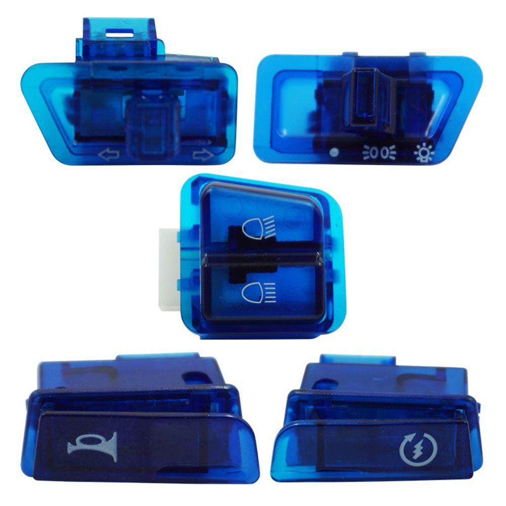 Motorcycle Starter Button Moped Scooter Parts Dimming Horn Dimmer Switch Turn Signal Headlight Horn