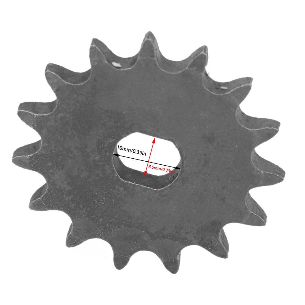 3PCS T8F 15T Engine Gears Steel Scooters Engine Gears Engine Pinion Gear  Electric or Gas Scooters