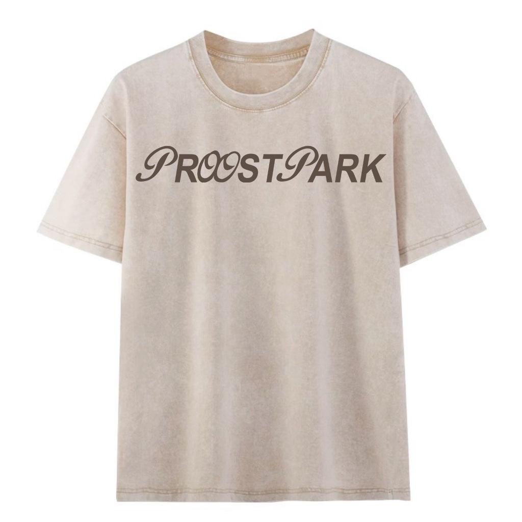 Unisex Oversized Distressed Washed Cotton T-Shirt L