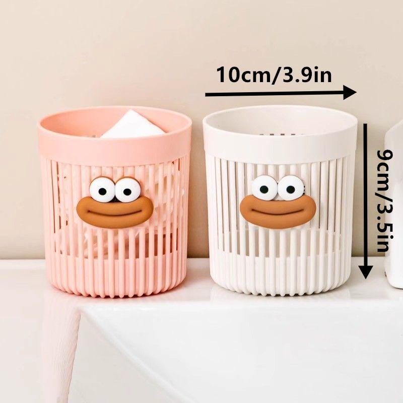 Cartoon Big Mouth Nail Brush Storage Box Makeup Brush Storage Bucket Nail Art Brushes Rack Pen Container Brush Organizer