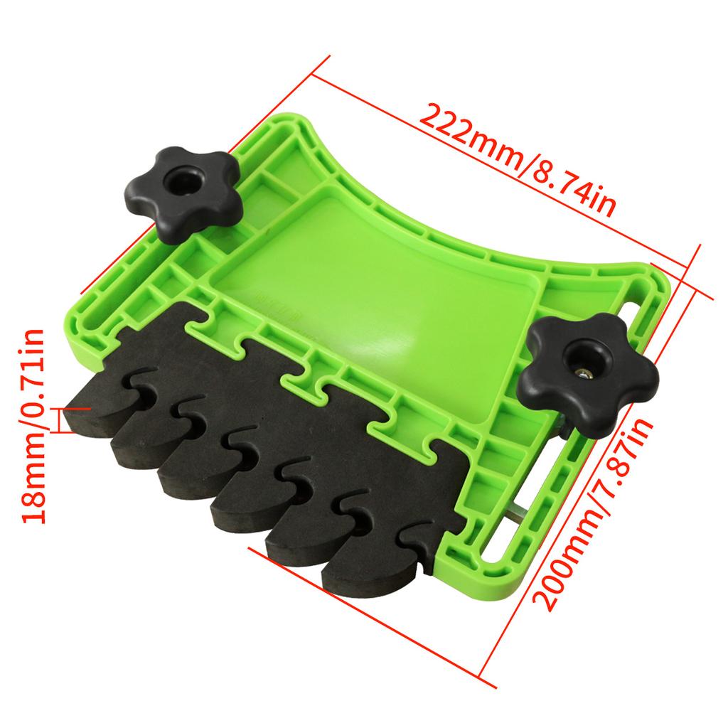 Featherboard for Router Tables and Band Saw - Stackable Feather Board with EVA Feather for Taller Material Feed Woodworking Tool
