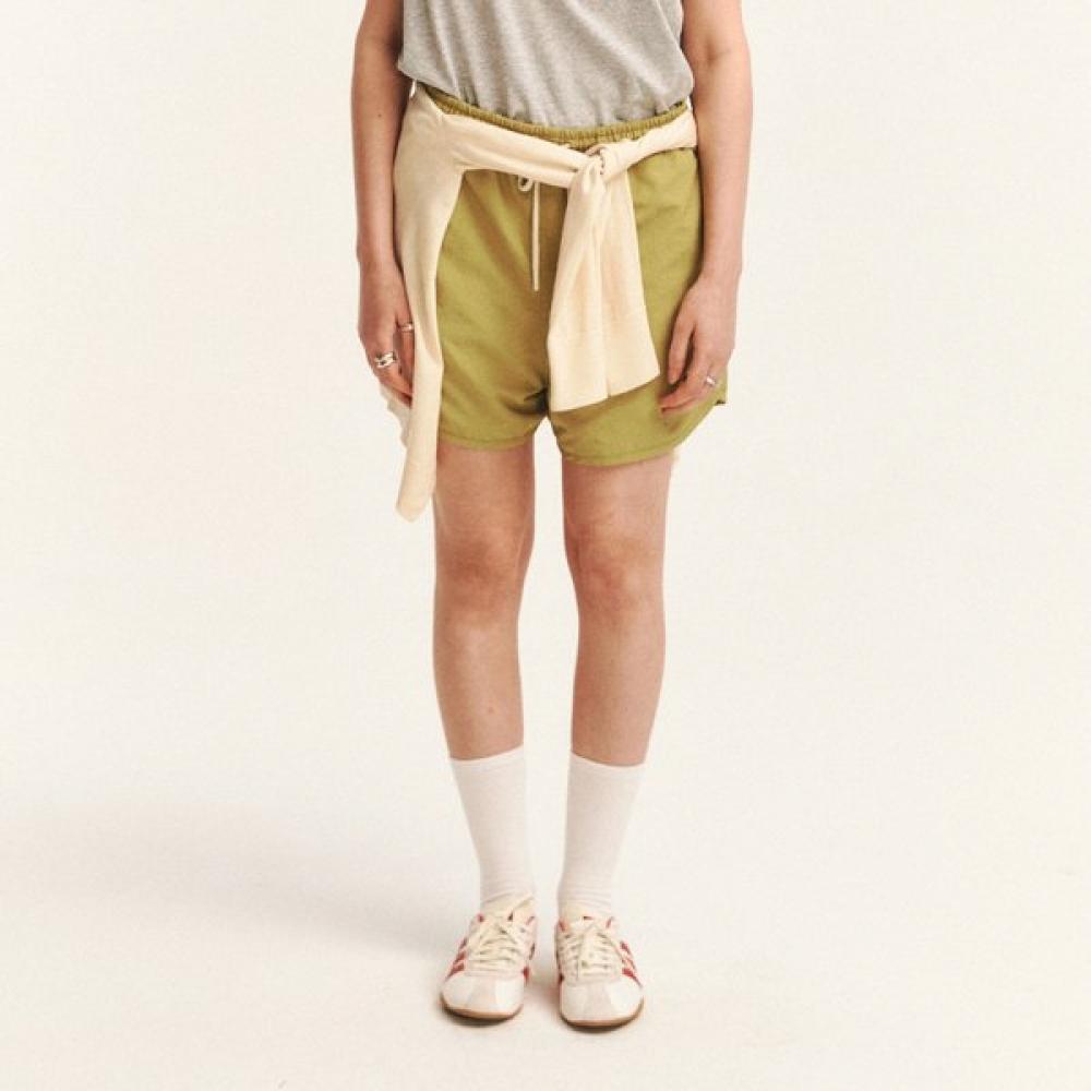 KANGOL Женские короткие шорты из нейлона Лимонный 4059 L