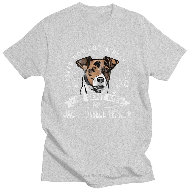 Grunge Style Jack Russell Terrier T Shirt Unisex Short Sleeve Casual Dog Friend Tshirt Distressed Print Cotton Tee Merch Gift