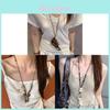Vintage Style Long Chain Necklace For Women Featuring Handcrafted Beads