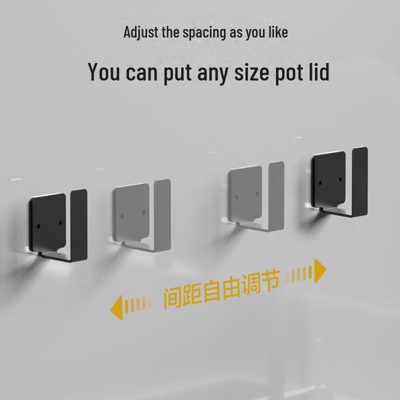 Gao Wenhai Punch-Free Wall-Mounted Kitchen Pot Lid and Chopping Board Rack