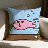 My Friend Rrabbit Cute Pillow Case Pillowcase Doublesided Printed Sofa Cushion Bedroom Headboard Pillow