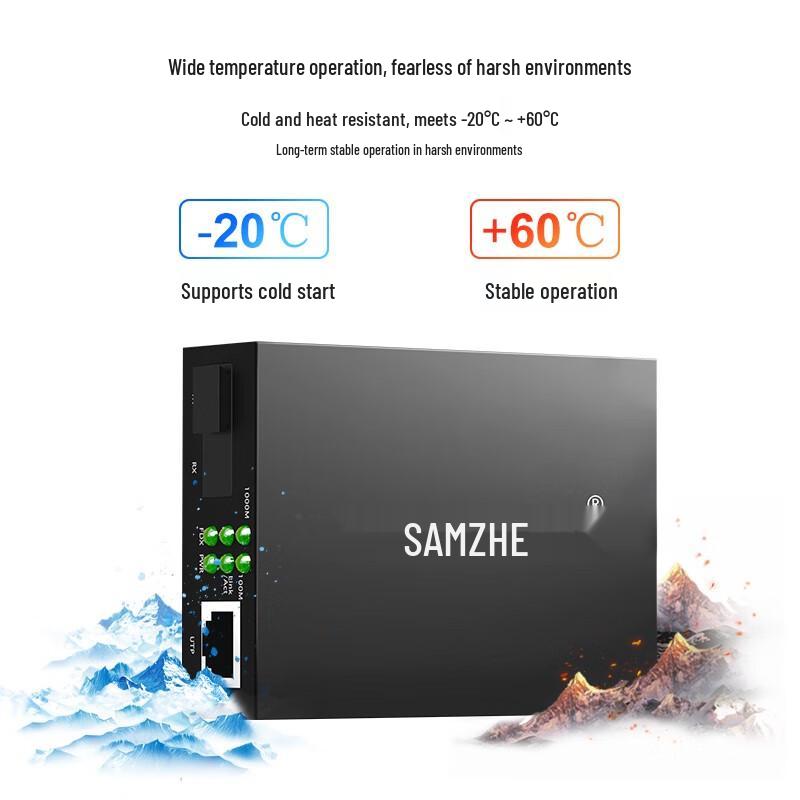 Shan Ze Telco-Grade Fiber Optic Transceiver & Media Converter