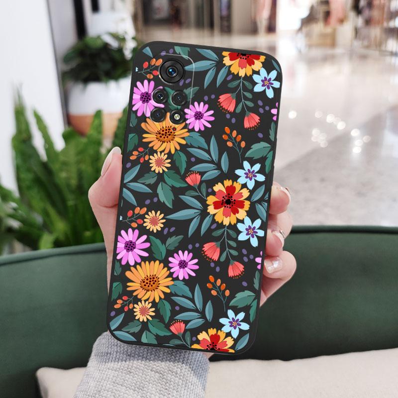Auffällige Blumen Handyhülle Für Xiaomi Redmi Note 15 Pro Plus 4G 5G Silikonhülle