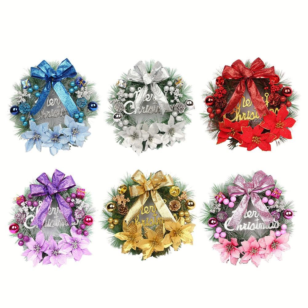 

Various Bows Christmas Wreaths Weddings Wide Application синий