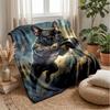 Many Different Dogs Theme blanket Lightweight Warm Flannel Blanket Decorative Throw Blanket for Home Decoration