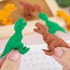 3Pcs/Lot Creative Dinosaur Tyrannosaurus Rex Shaped Eraser Pencil Writing Correct Student Rubber Kids School Stationery Supplies