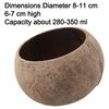 Coconut Bowl Candle Handmade Coconut Shell Candle Natural Soy Wax Candle