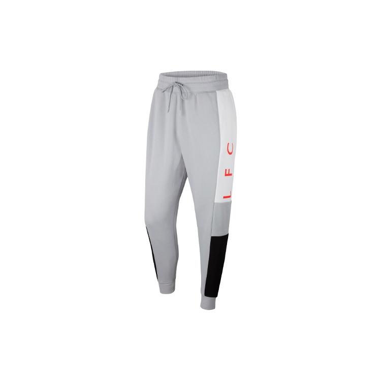 Nike Liverpool Fleece Alphabet Printing Bundle Feet Sports Long Pants Gray Men s CZ3423-012 XS