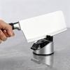 Tungsten Steel Knife Sharpener With Multifunction Sucker Base For Kitchen Use