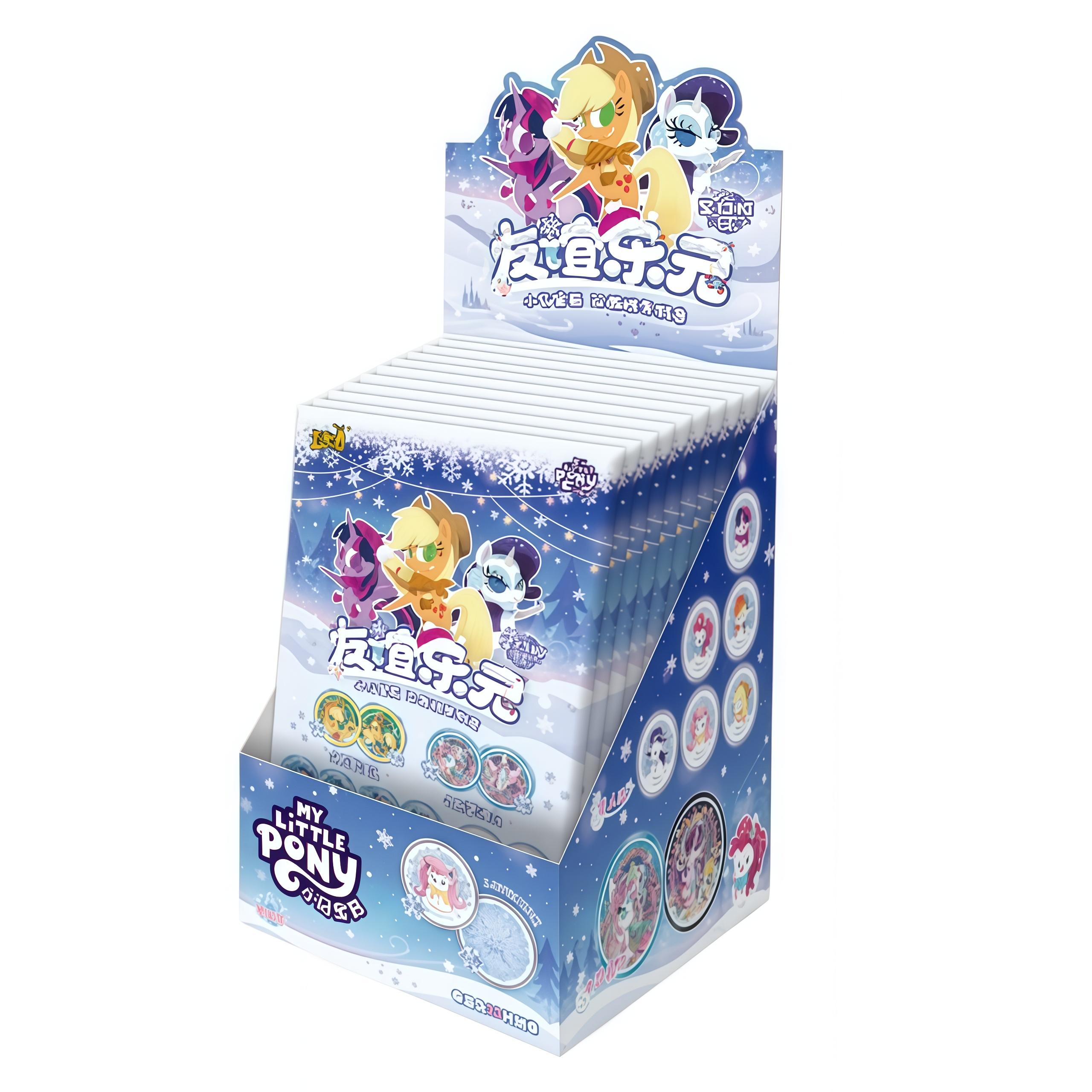 

Original KAYOU My Little Pony Friendship Badge Double Sided Candy Volume 2 Anime Character Doll Collection Toys Gifts