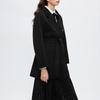 Lancy Pure Wool Double-Breasted Mid-Length Coat