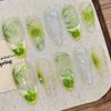 10pcs Hand Painted Gel Press Nails Beautiful Luxury Customized Design Handmade Press On Nails