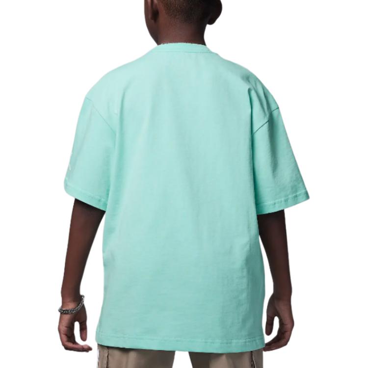 Jordan Kids  Varsity Jumpman Crew Neck Letter Print Pullover Short Sleeve T-Shirt Kids Tops Rising-Green FV2530-323