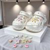 DIY Clog Shoe Cartoon Star Set: Cute Plush Shoe Decoration & Removable Buckles