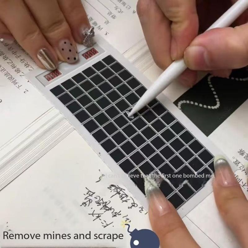 Minesweeper Battle Scratch Drawing Graffiti Creative Puzzle Toy Best Friend Student Parent Child Interaction Desktop Game Toy