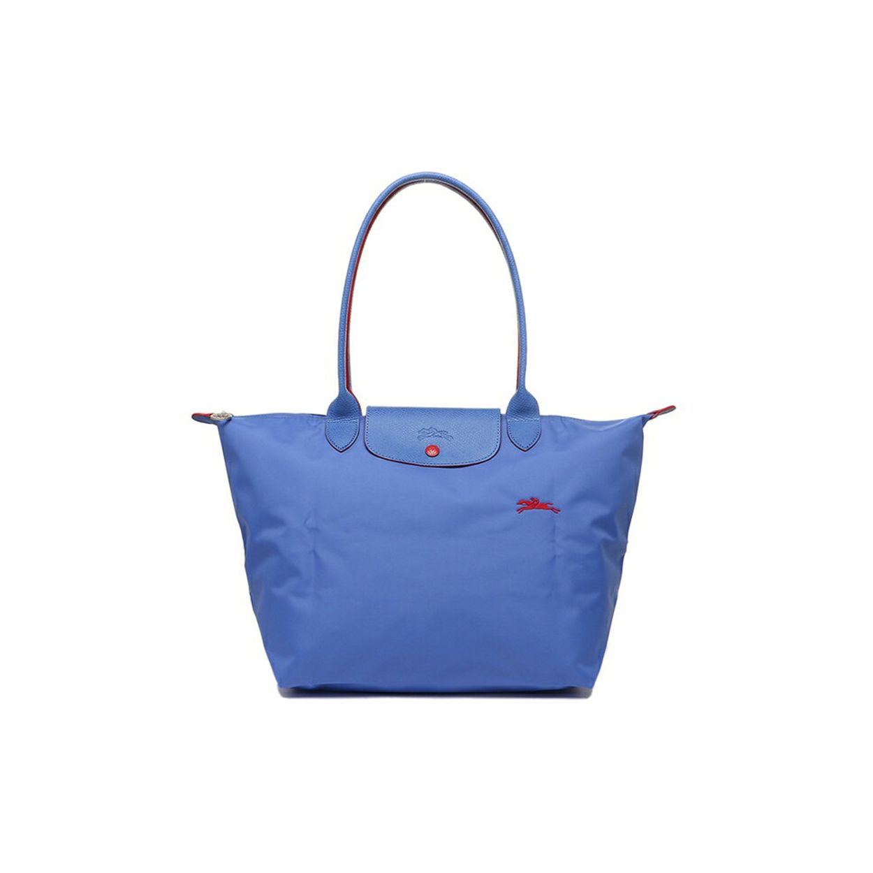 

Longchamp Le Pliage Club 70th Anniversary Fabric And Nylon Leather Shoulder Dumpling Bag Women handbags Blue 1899619P23 Blue