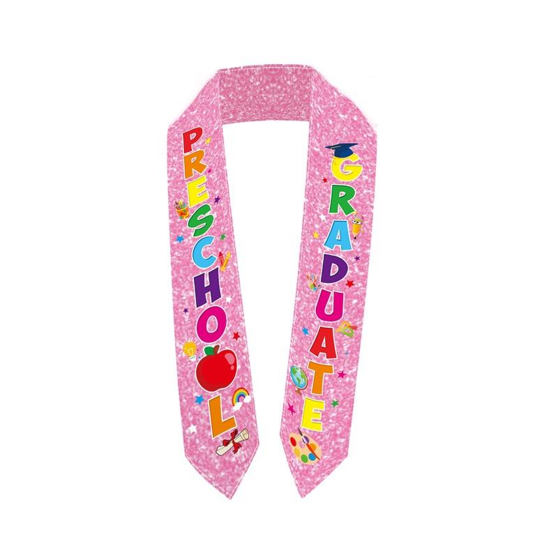 

Kindergarten Graduation Stole Shiny Graduation Party Decorations Kids Graduation Sash Unisex For Class Photos Party Decorations