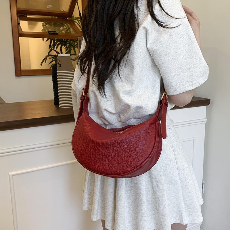 Spring and Summer New Large-capacity Bag Women's Fashion Simple Shoulder Bag Crossbody Bag Underarm Dumpling Bag Tide