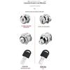 File Cabinet & Mailbox Cam Lock for Iron Lockers