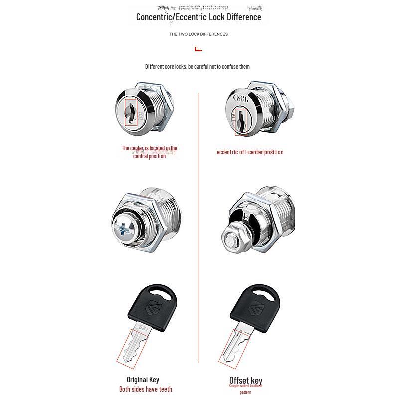 File Cabinet & Mailbox Cam Lock for Iron Lockers