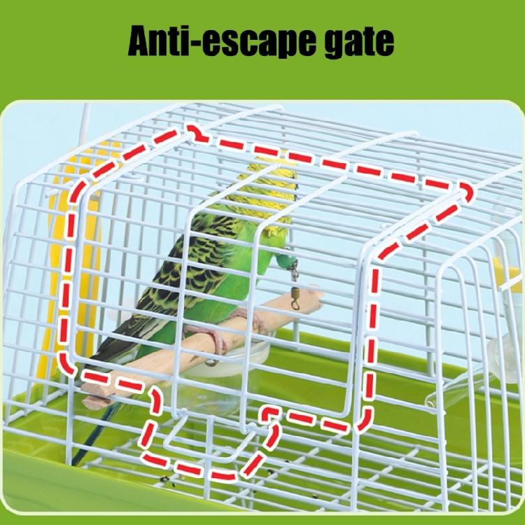 Compact Outdoor Bird House With Carrying Handle For Pet Parrots Budgies Handheld Cage