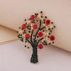 Christmas Vintage Alloy Brooch Premium Light Luxury Clothing Accessories Pin Jewelry Pearl Brooch Clothing