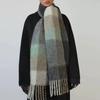 Sciarpa Invernale a Quadri in Cashmere Sciarpa alla Moda Sciarpe a Quadri Colorate Scaldano il Collo degli Studenti e Più Spessa Sciarpa Inverno Donna