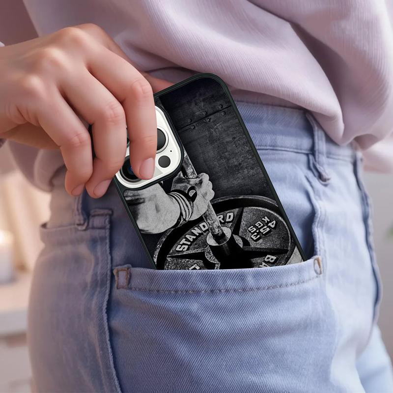 Workout Motivation fitness Gym quotes Phone Case For iPhone 17 Air 15 16e 14 13 Pro Max Coque 12 11 Pro Max PLUS cover
