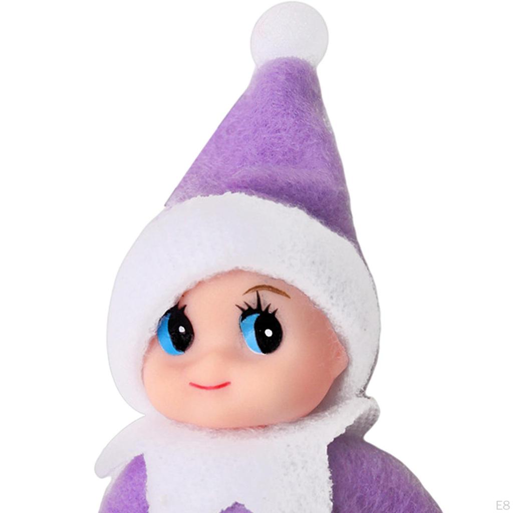 Christmas Elf Decoration Toy Dolls Holiday Ornaments Tiny Xmas