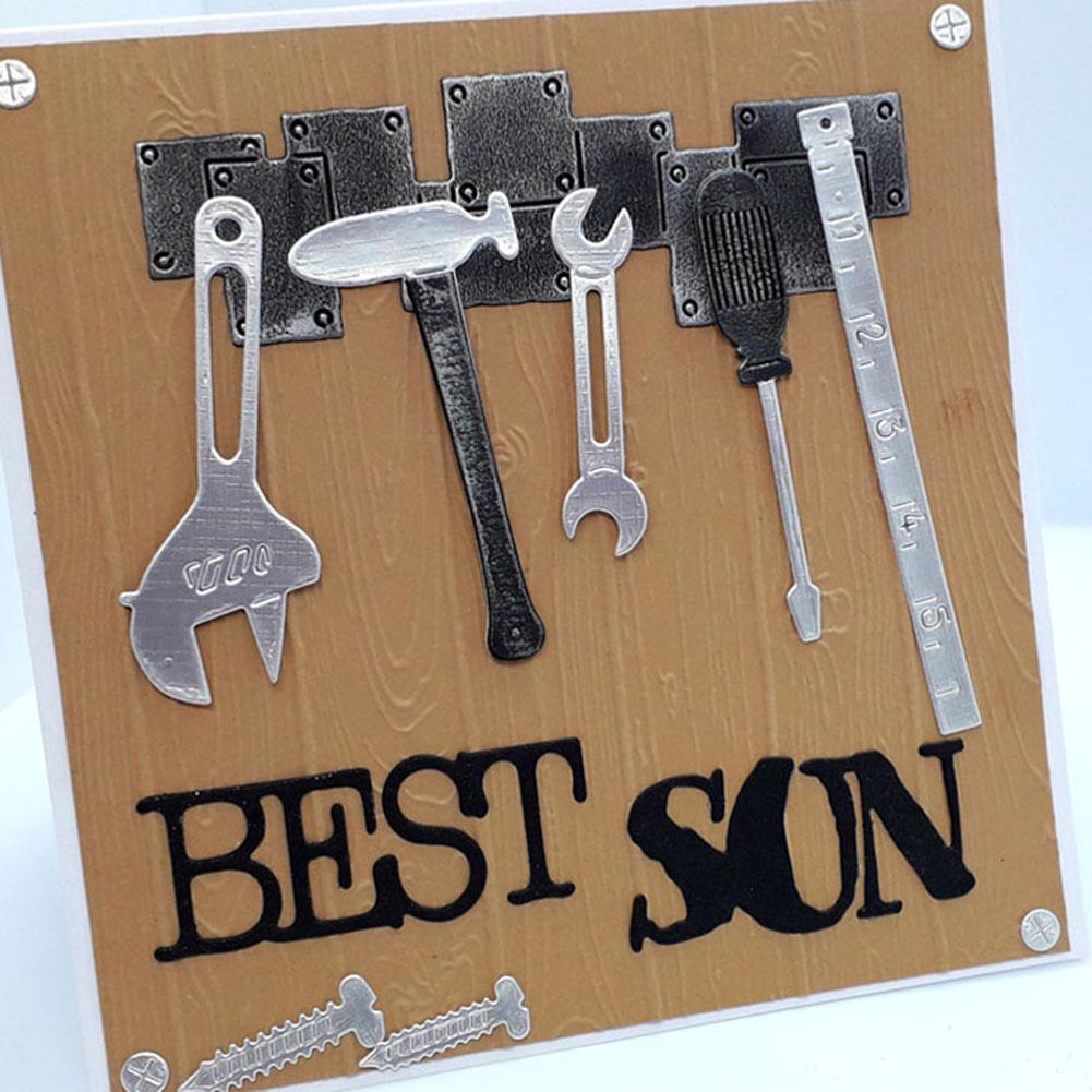 DIY Paradise 3 buc. Șablon de tăiere pentru album de însemnări Șablon de relief pentru hârtie, matriță pentru șablon