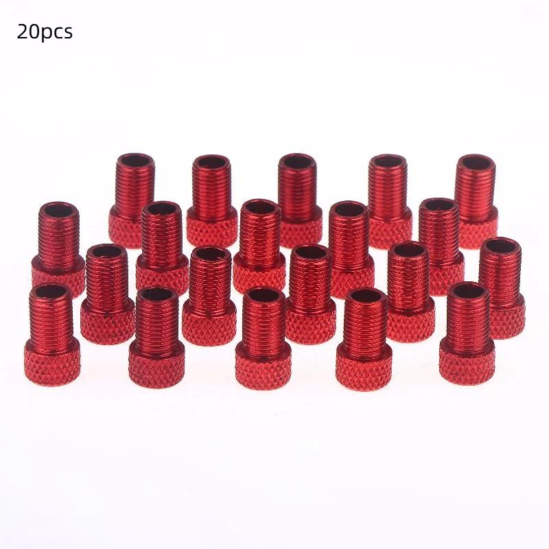 20pcs Bicycle Valve Pump Converter Adapter Presta To Schrader Convert Nozzle Inflation Adaptor F/V To A/V Bike Valve Adapter