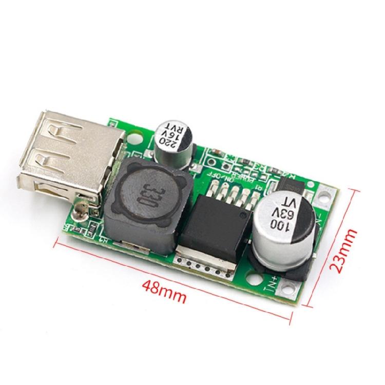 Wandler 12V-48V auf 5V USB Regler Elektronischer Stromstabilisator Netzteil Step-Down Modul