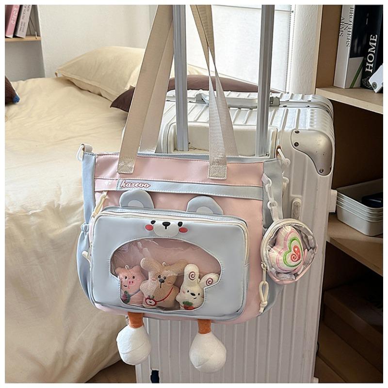 The new schoolbag is fresh and sweet, and the candy color is light and large-capacity make-up bag for junior high school students.