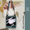 Creative Wrist Strap Foldable Case with Integrated Shell & Film for Samsung Z Flip5