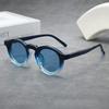 Customized High-end Men's and Women's Glasses New Retro Round Small Frame Sunglasses Fashion Trend UV Resistant Sunglasses