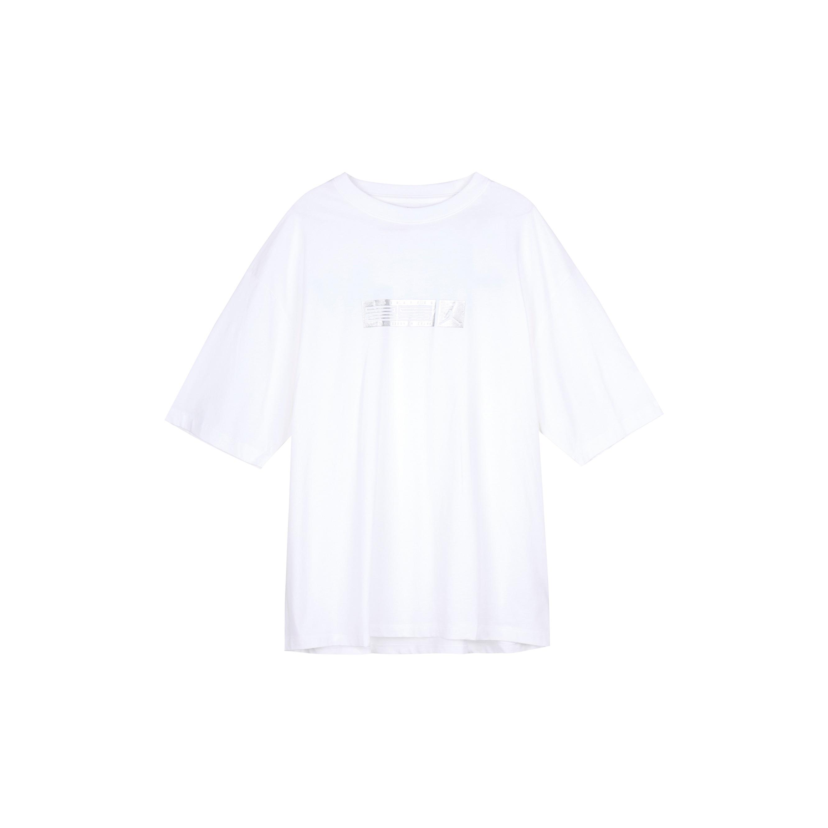 Jordan T-shirts Heren Wit Ronde Hals Normale Rechte Pasvorm 3XL