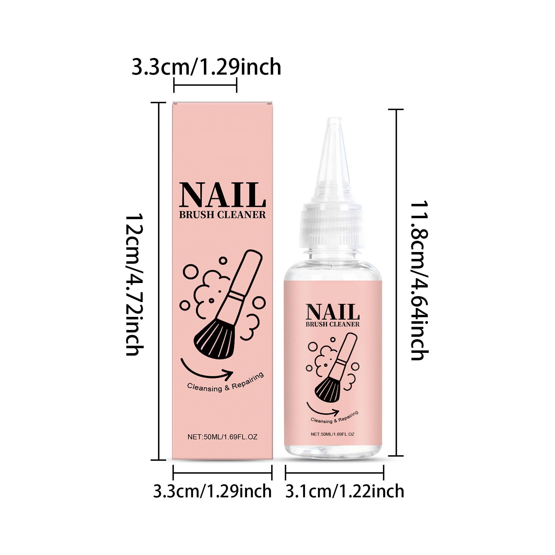 Makeup Brush Cleanser Gentle Cleans Eyebrow Brushes And Foundation Brushes For Daily Makeup Tool Care 50ml