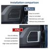 2x Silver ABS Interior Door Audio Speaker Cover Trim Fit For Suzuki Jimny +