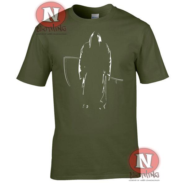Grim Reaper TShirt Emo Horror Rock Metal Halloween Day Of The Dead S