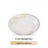 Moode Lanka Jingdezhen Light Luxury Ceramic Fish Plate
