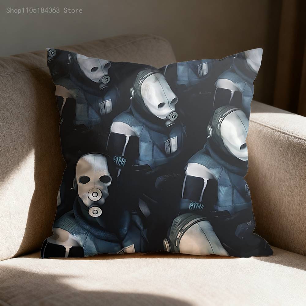H-Half L-Life Pillowcases Bedroom Living Room Sofa Home Decor Polyester Cushion Cover with Zipper